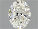 Natural Diamond 0.70 Carats, Oval with  Cut, H Color, VS1 Clarity and Certified by GIA
