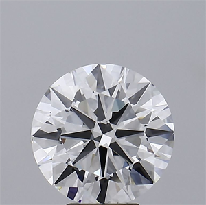 Picture of Lab Grown Diamond 5.56 Carats, Round with Ideal Cut, G Color, VVS2 Clarity and Certified by IGI
