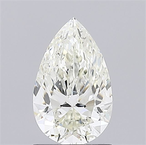 Picture of Natural Diamond 1.00 Carats, Pear with  Cut, I Color, SI2 Clarity and Certified by IGI