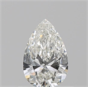 Natural Diamond 0.52 Carats, Pear with  Cut, H Color, VVS2 Clarity and Certified by GIA