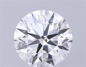 Picture of Lab Grown Diamond 3.60 Carats, Round with Ideal Cut, D Color, IF Clarity and Certified by IGI