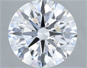 Lab Grown Diamond 3.04 Carats, Round with Excellent Cut, D Color, VVS2 Clarity and Certified by GIA
