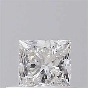 Foto Diamante Natural 0.40 quilates, Princesa , Color E, claridad SI1 y certificado GIA de