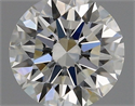 Natural Diamond 0.57 Carats, Round with Excellent Cut, H Color, VS1 Clarity and Certified by GIA