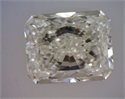 Natural Diamond 1.70 Carats, Radiant with  Cut, J Color, VVS2 Clarity and Certified by GIA