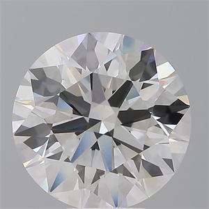 Picture of Lab Grown Diamond 5.60 Carats, Round with Ideal Cut, E Color, VVS2 Clarity and Certified by IGI