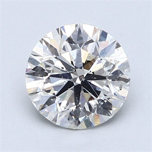 Picture of Natural Diamond 1.50 Carats, Round with Excellent Cut, E Color, SI2 Clarity and Certified by IGI