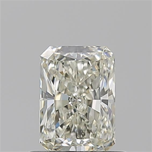 Picture of Natural Diamond 0.74 Carats, Radiant with  Cut, L Color, VVS1 Clarity and Certified by GIA