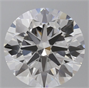 Lab Grown Diamond 4.57 Carats, Round with Ideal Cut, E Color, VVS2 Clarity and Certified by IGI