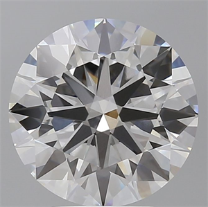 Picture of Lab Grown Diamond 4.57 Carats, Round with Ideal Cut, E Color, VVS2 Clarity and Certified by IGI