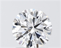 Lab Grown Diamond 1.21 Carats, Round with Ideal Cut, D Color, VVS1 Clarity and Certified by IGI