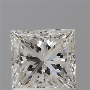 Picture of Natural Diamond 1.00 Carats, Princess with  Cut, F Color, VS2 Clarity and Certified by GIA