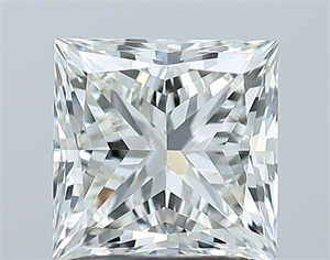 Picture of Natural Diamond 2.01 Carats, Princess with  Cut, I Color, VVS1 Clarity and Certified by GIA