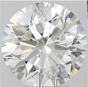 Picture of Natural Diamond 2.50 Carats, Round with Excellent Cut, H Color, SI1 Clarity and Certified by GIA