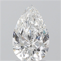 Natural Diamond 1.20 Carats, Pear with  Cut, E Color, I1 Clarity and Certified by GIA