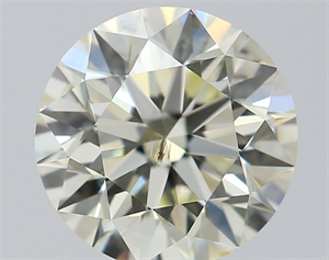 Picture of Natural Diamond 0.90 Carats, Round with Excellent Cut, L Color, SI2 Clarity and Certified by IGI