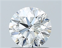 Natural Diamond 0.80 Carats, Round with Excellent Cut, I Color, VVS1 Clarity and Certified by GIA