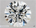 Natural Diamond 0.53 Carats, Round with Excellent Cut, I Color, VS1 Clarity and Certified by GIA