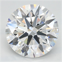 Lab Grown Diamond 3.05 Carats, Round with Ideal Cut, D Color, IF Clarity and Certified by IGI