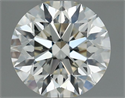 Natural Diamond 0.60 Carats, Round with Excellent Cut, L Color, VS1 Clarity and Certified by GIA