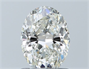 Diamante Natural 0.90 quilates, Ovalado , Color I, claridad VVS2 y certificado GIA