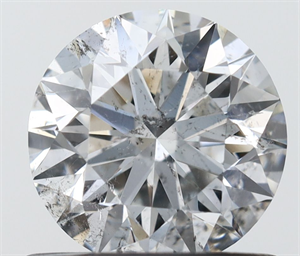 Picture of Natural Diamond 0.71 Carats, Round with Excellent Cut, G Color, SI2 Clarity and Certified by IGI
