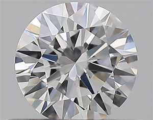 Foto Diamante Natural 0.42 quilates, Redondo , Color D, claridad VS2 y certificado GIA de