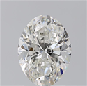 Natural Diamond 2.21 Carats, Oval with  Cut, H Color, VVS2 Clarity and Certified by GIA