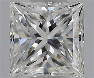 Picture of Natural Diamond 1.01 Carats, Princess with  Cut, F Color, VS1 Clarity and Certified by GIA