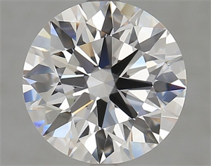Picture of Lab Grown Diamond 3.60 Carats, Round with Excellent Cut, D Color, VVS1 Clarity and Certified by GIA