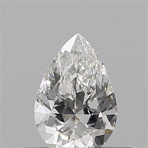 Foto Diamante Natural 0.11 quilates, De pera , Color F, claridad VS2 y certificado IGI de