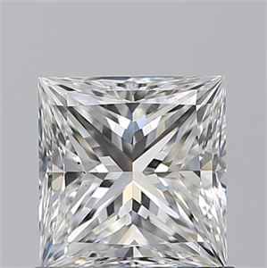 Picture of Natural Diamond 1.01 Carats, Princess with  Cut, F Color, VS2 Clarity and Certified by GIA