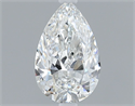 Natural Diamond 0.50 Carats, Pear with  Cut, F Color, VS1 Clarity and Certified by GIA