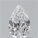 Diamante Natural 0.50 quilates, De pera , Color D, claridad VVS2 y certificado GIA