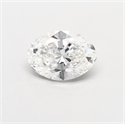 Diamante Natural 3.71 quilates, Ovalado , Color G, claridad SI1 y certificado GIA