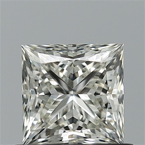 Picture of Natural Diamond 0.81 Carats, Princess with  Cut, H Color, VS1 Clarity and Certified by IGI