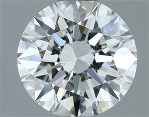 Picture of Natural Diamond 0.51 Carats, Round with Excellent Cut, E Color, VS2 Clarity and Certified by GIA