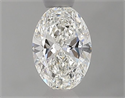Diamante Natural 0.50 quilates, Ovalado , Color G, claridad SI1 y certificado GIA