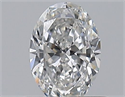 Natural Diamond 0.50 Carats, Oval with  Cut, F Color, VS1 Clarity and Certified by GIA