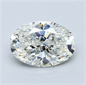 Natural Diamond 1.20 Carats, Oval with  Cut, I Color, VS1 Clarity and Certified by GIA