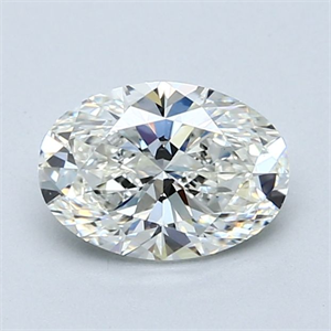 Picture of Natural Diamond 1.20 Carats, Oval with  Cut, I Color, VS1 Clarity and Certified by GIA