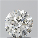 Natural Diamond 1.21 Carats, Round with Excellent Cut, J Color, SI2 Clarity and Certified by GIA