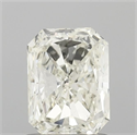 Natural Diamond 1.01 Carats, Radiant with  Cut, K Color, SI2 Clarity and Certified by IGI