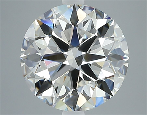Picture of Natural Diamond 3.50 Carats, Round with Excellent Cut, E Color, VS1 Clarity and Certified by GIA