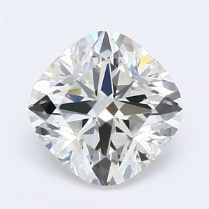 Foto Diamante Natural 1.05 quilates, Del cojín , Color H, claridad VVS2 y certificado GIA de