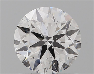 Picture of Natural Diamond 1.00 Carats, Round with Very Good Cut, D Color, SI2 Clarity and Certified by GIA