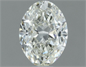 Natural Diamond 0.70 Carats, Oval with  Cut, I Color, VVS1 Clarity and Certified by IGI