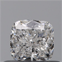 Diamante Natural 0.42 quilates, Del cojín , Color D, claridad VVS1 y certificado GIA
