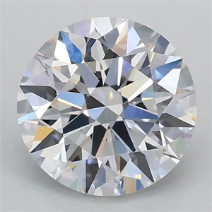Picture of Lab Grown Diamond 1.05 Carats, Round with Ideal Cut, D Color, VVS2 Clarity and Certified by IGI