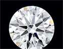 Del inventario de diamantes de laboratorio, 2.11 quilates, Redondo , Color D, claridad VS1 y certificado IGI